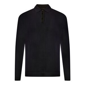Roberto Collina Men Fine Cotton Knit Polo Shirt